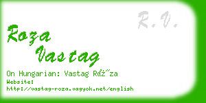 roza vastag business card